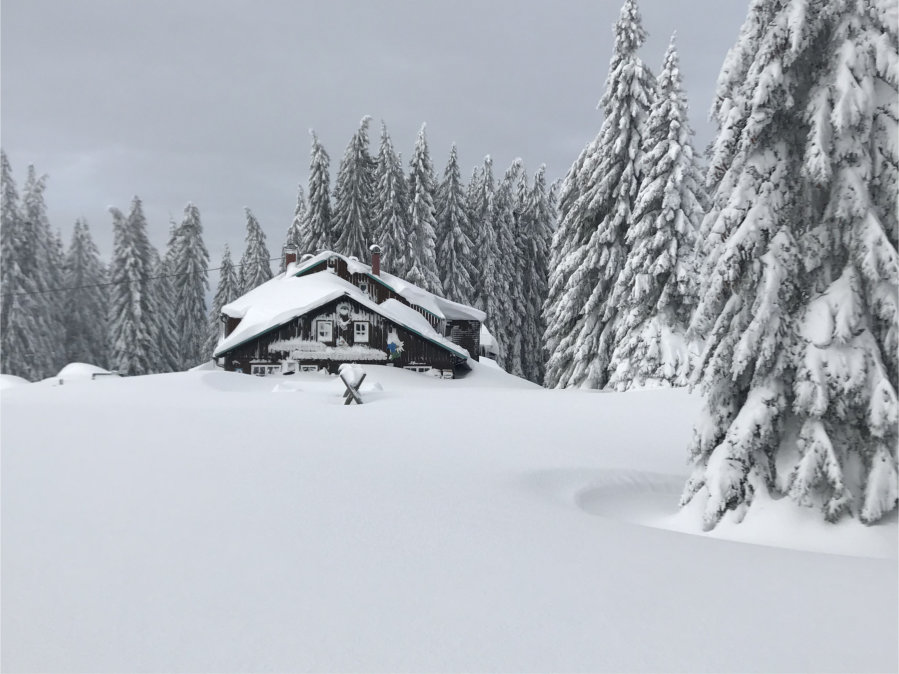Schneeschuhwandern Tagestour Allgäu